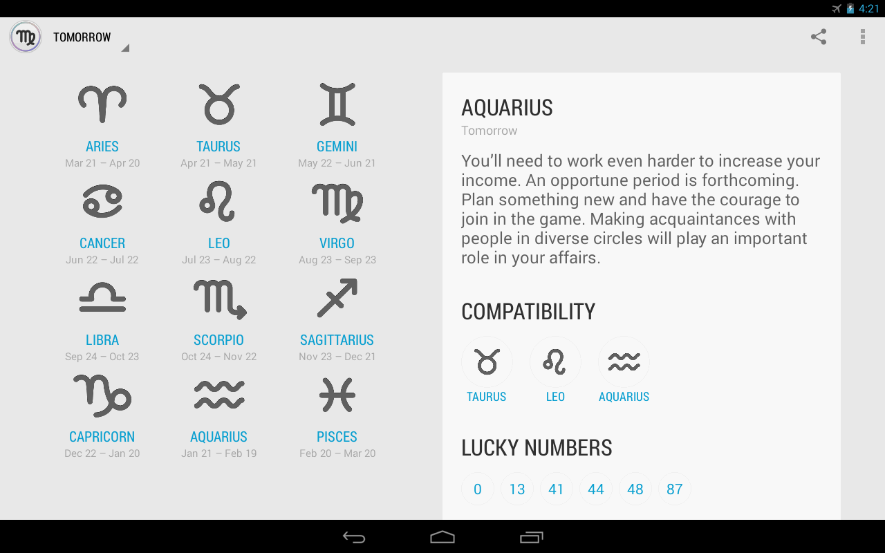Zodiac HoroscopeAmazon.co.ukAppstore for Android