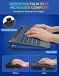 Trueque Wireless Keyboard with 7 Colored
