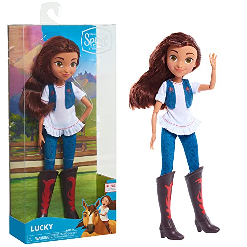 DreamWorks Spirit Ri Spirit Riding Free Deluxe Fashion Doll, Lucky, by