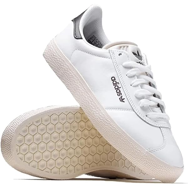 Amazon.com | adidas Gazelle Adv Shoes - White/White/Shadow Olive
