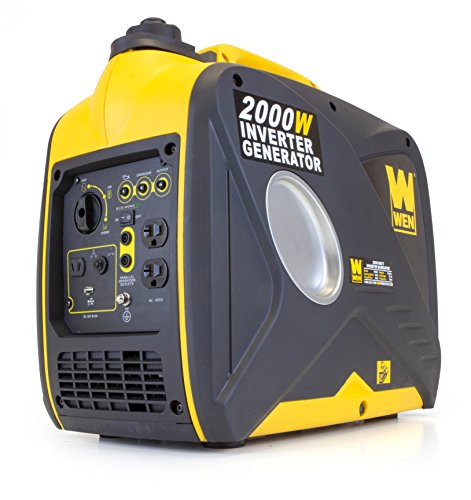 WEN 56200i, 1600 Running Watts/2000 Starting Watts, 4-Stroke Gas Powered Portable Inverter Generator, CARB Compliant