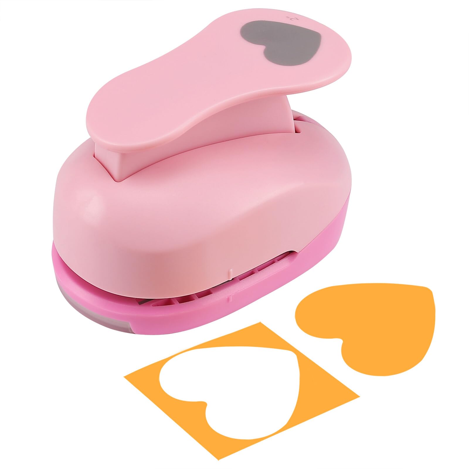 Photo 1 of MyArTool 2 Inch Heart Paper Punch - Press Down to Punch Out a Clean, Even Heart Every Time - Perfect for Adding Detail to Gift Tags, Greeting Cards, and DIY Party Decorations