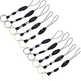 YOUOWO 10 pcs Nylon Lanyards for USB Flash Drive Cell Phone Key iPod mp3 mp4 ID Card Badge and Other Small Electronic Devices Can disassemble Phone Charms Detachable Lanyard (10 Pack)
