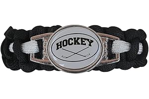 Infinity Collection Hockey Paracord Bracelet, Hockey Jewelry, Hockey Gift- Unisex Hockey Bracelet, Gift for Hockey Players