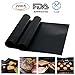 ICCKER BBQ Grill Mat - Non-stick Barbecue Mat Heavy Duty 0.39mm Extra Thick 600 Degree Grill Baking Mats (2Pack), Reusable and Easy to Clean, 16 x 13inch