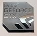 NVIDIA GEFORCE GTX Polished Metal Sticker 18mm x 18mm [840]