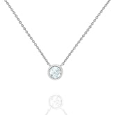 PAVOI 14K Gold Plated Created White Opal Necklace | Opal Necklaces for Women