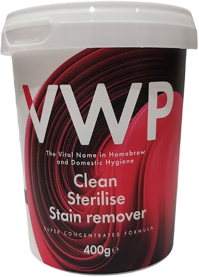 VWP Cleaner Steriliser Powder 400g Tub Brand New Homebrew Sanitiser