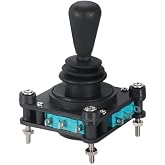Joystick Switch 4 Position 4NO Momentary Joy Stick Switch 600V 5A | Panel Mount Toggle Switch with 30mm Mounting Hole for Industrial Control, CV4-YQ-04R2G
