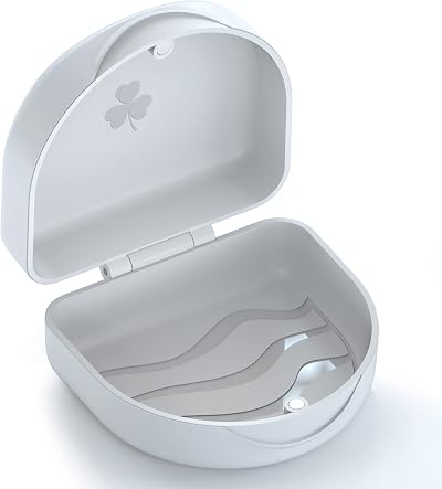 BVN Retainer Case & Denture Box Slim Orthodontic Storage White