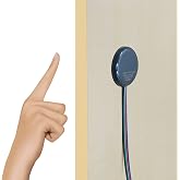 Yogcow Touch Dimmer Switch 12V Concealed No-Hole Sensor, Dark Grey | Stepless dimming with memory; penetrates wood/stone/glass up to 1 inch; DC 3.7-24V 5A max; no drilling, for LED Strip Lights