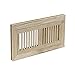 4X10 White Oak Wood Flush Mount Floor Register Vent Cover Unfinished, 3/4