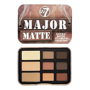 W7 Major Matte Natural Eye Colour Collection, 10 g