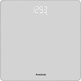 Homebuds Digital Bathroom Scale for Body Weight, Weighing Professional Since 2001, Crystal Clear LED and Step-on, Batteries I