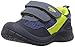 OshKosh B'Gosh Boys' Oshkosh B’Gosh Spader Bumptoe Sneaker, Navy/Neon, 7 M US Toddler