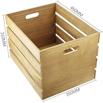 Caja de Madera para Discos de Vinilo, Caja para Discos ópticos: Amazon.es: Electrónica