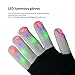 WYgroup LED Gloves, Finger Lights Toys with Lights 3 Colorful 6 Modes Rave Gloves for Party