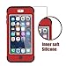 iPod Touch 5 Case,iPod Touch 6 Case,KZONO Heavy Duty High Impact Armor Case Cover Protective Case for Apple iPod touch 5 6th Generation (Red+Black)