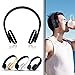 Bluetooth Headphones, MARSEE Bluetooth 4.1 High Fidelity Wireless Over-Ear Headphones for Smart Phones & Tablets(Black)