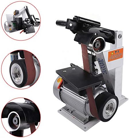110V Desktop Polishing Grinding Machine Belt Sander Wood Sander Tool Sharpener Sanding Machine