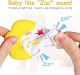 Vicloon Baby Teething Set 2Pcs Mittens Glove Toy Silicone Yellow 0-6M view 4