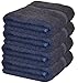 BELLA KLINE DESIGN Deluxe 100% Cotton Bath Towels, Easy Care Affordable, Cotton Towels for Maximum Softness and Absorbency, 4-Pack – Navy