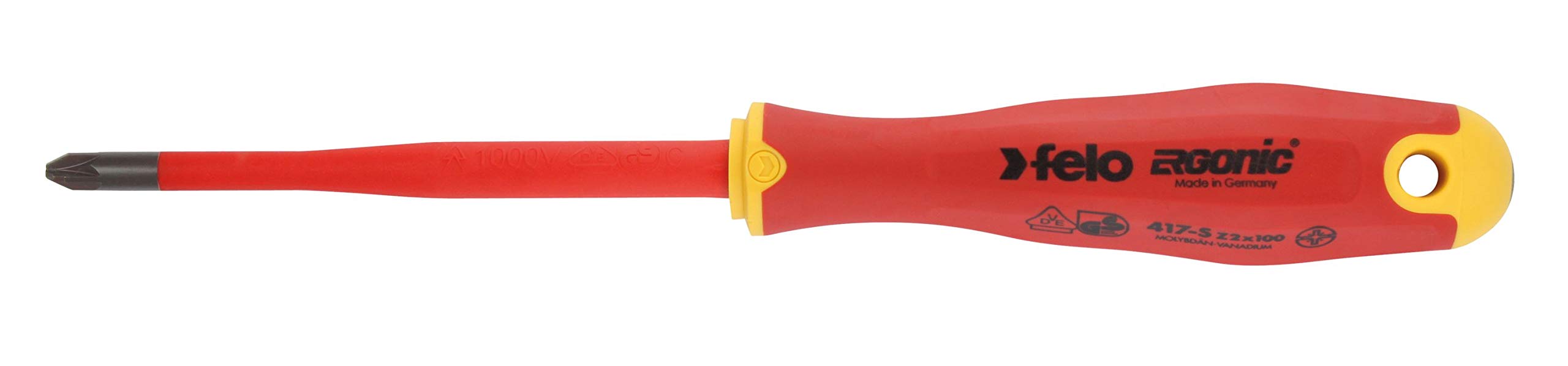 Felo 715762661 E-Slim Insulated +/- Z 2 Screwdriver