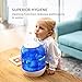 Eufy Humos Air 1.0, Ultrasonic Cool Mist Humidifier with Ultra-Quiet Operation, Anti-Bacterial Water Warmer, 1.0 Gallon / 4 Liter, Up to 20 Hours Use, Auto Shut-Off, Single-Room / Studio / Office Use