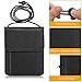 Fintie Passport Holder Neck Pouch [RFID Blocking] Premium PU Leather Travel Wallet, Black