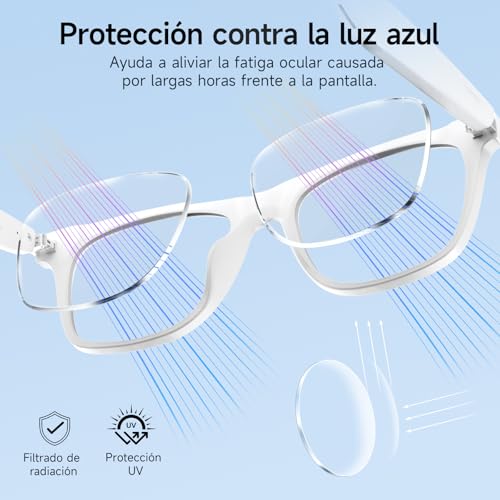 Gafas Inteligentes Sunvito con micrófono inalámbrico Bluetooth para música y Llamadas | Controles táctiles, Unisex | Protección UV