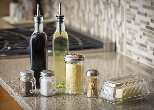 Tablecraft (916M) 16 oz Oil & Vinegar Cruet - Thumbnail 3