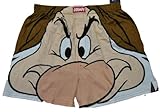 Men's Grumpy Big Face Boxer Shorts Underwear