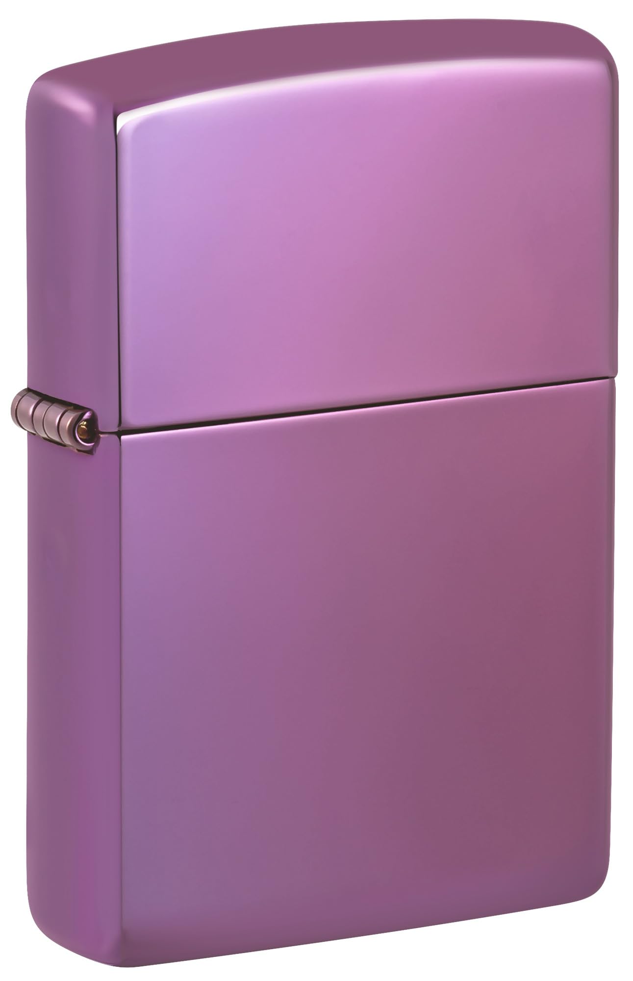 Zippo - Windproof Lighter, Abyss, Highly Polished Purple, Base Model, Refillable, Reusable, Windproof Design, Gift Box, Made in the USA