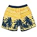 Men's Corona Yellow Palms Board Shorts XL