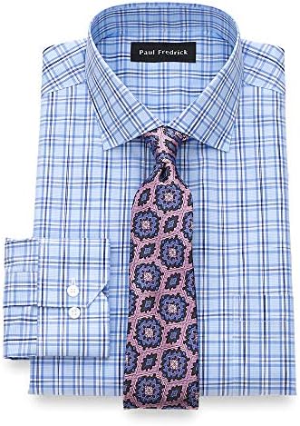 Non-Iron Cotton Check Dress Shirt Shirts