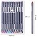 Fineliner Color Pens - 10 Pieces 0.38 mm Fine Line Drawing Pen, Porous Fine Point Markers Perfect for Planner Calendar and Coloring Book Art Projects