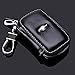 QZS Chevrolet Black Leather Car Key Case Coin Holder Zipper Remote Wallet Key Chain Bag