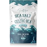 Saltique 1/4lb French Sea Salt Fine Ground - 100% Natural and Unrefined. Hand-Harvested Mineral Sea Salt (1/4lb Fine)