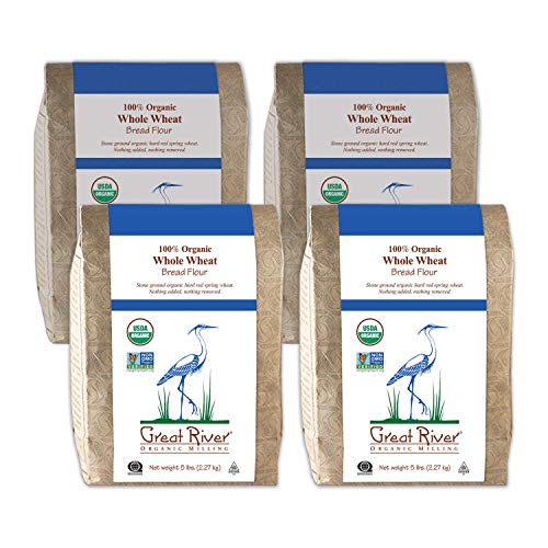 Great River Organic Milling, Bread Flour, Whole Wheat , Stone Ground