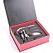 Jack Robin Best Rabbit Vertical Wine Opener - Fastest Wine Opening Tool - Effortless Pulling - Luxurious Rabbit Lever Corkscrew Set - Extra Screw-pull & Foil Cutter - Great Gift Idea For Wine Lovers