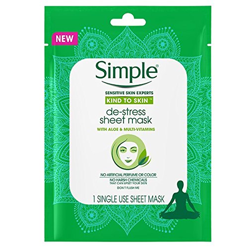 Simple Kind to Skin De-Stress Sheet Mask (1 Count)