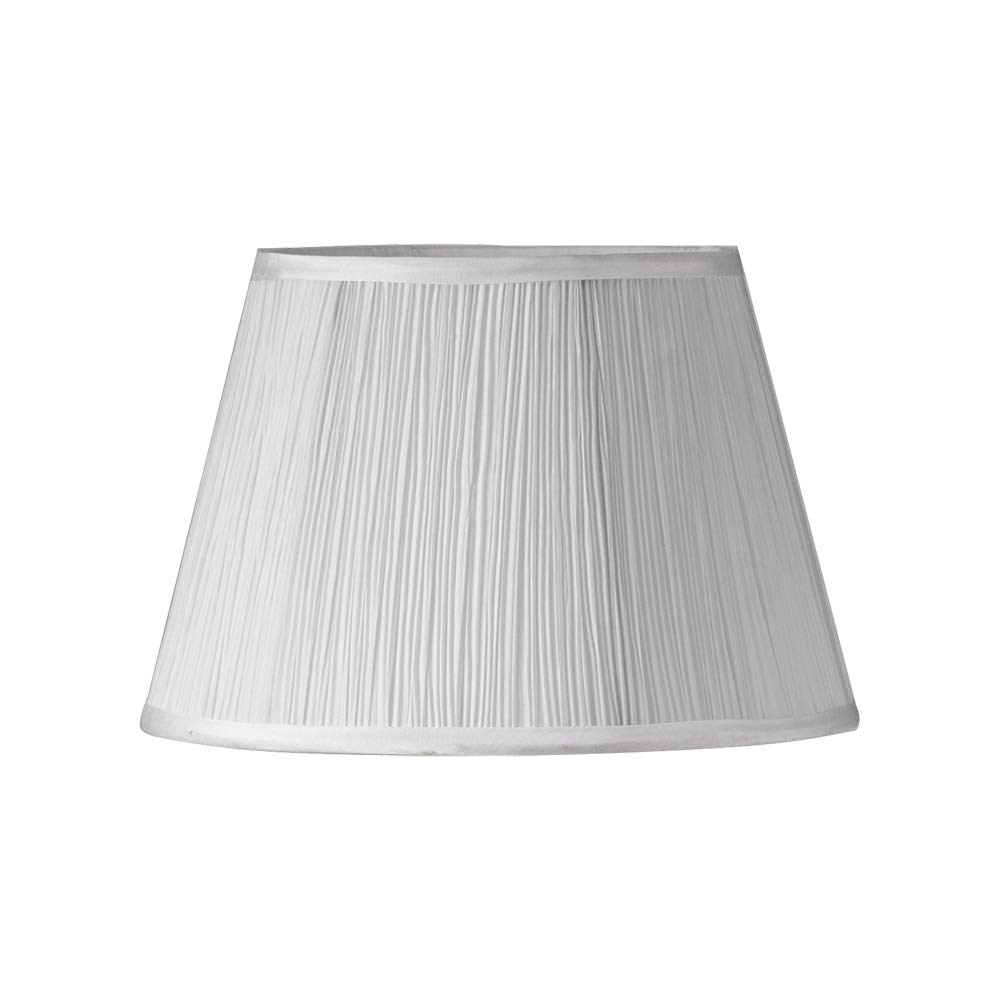 Oaks Lighting S401/10 WH Mushroom Pleated Shade, White