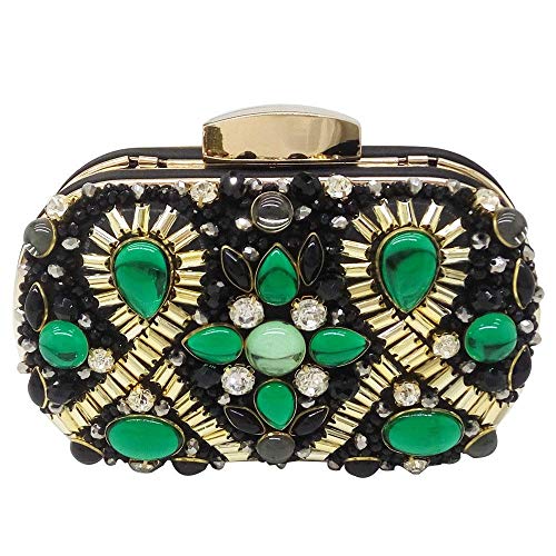 YOUTO Evening Party Clutch Bags Women Evening Bag Oval Women's Clutches Crystal Evening Bag Clutch Purse Bags Special Occasion Evening Handbags Clutch Bag - Thumbnail 5