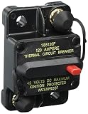 Bussmann BP/CB185-120 Waterproof High Amp Flush Mount Type III (3) Circuit Breaker (120 Amp), 1 Pack