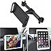 Car Headrest Mount, DLIUZ Universal Car Seat Tablet Mount Holder for iPad, Samsung Galaxy, Nintendo Switch, Fits All 4'' - 10.5'' Smartphones and Tablets (Black)