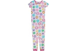 Marvel Girls' Black Panther: Wakanda Forever | Groot 2-Piece Snug-fit Cotton Pajamas Set