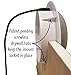 Dot Genie The Simple Built-in Google Home Mini Mount: Custom Built-in Wall or Ceiling Mount Holder for Home Mini Voice Assistants by Google - Designed in The USA (5-Pack, White)