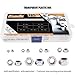 Keadic 185Pcs 304 Stainless Steel Metric Nylon Insert Lock Nut Assortment Kit - 7 Sizes: M3 M4 M5 M6 M8 M10 M12