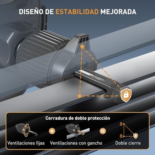 Soporte Movil Coche：360° Suporte Telemóvel Carro, Porta-Movil para Coche [Gancho Mejorado y Silicona] Sujeción para iPhone, Samsung, Google, Sony y Más (Negro)