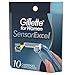 Gillette Venus Women's Sensor Excel 2 Blade Razor Refills, 10 Count